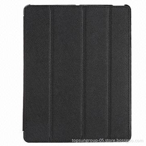 2013 Latest BELK Cross Pattern, 4-fold Sleep Protective Holster for iPad 2/3/4